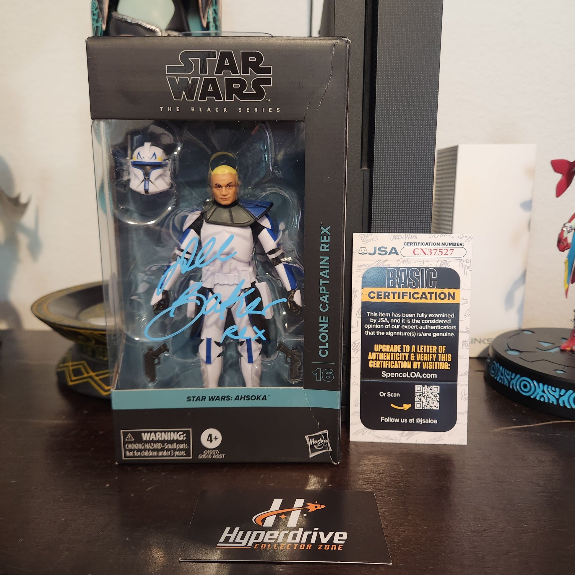 Star Wars The Black Series Captain Rex (Ahsoka) 6-Inch Action Figure SIGNED by Dee Bradley Baker