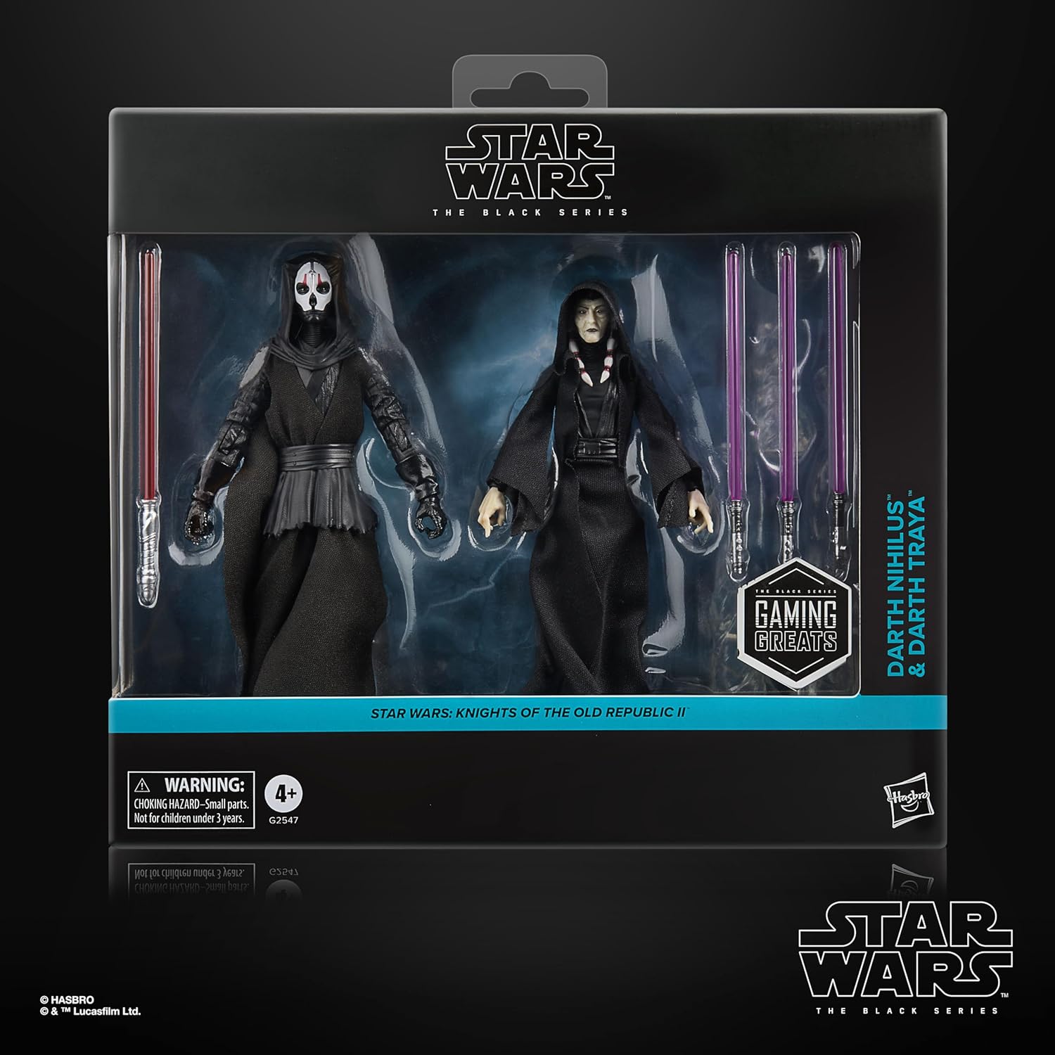 Star Wars The Black Series Darth Nihilus & Darth Traya, Knights of the Old Republic II Premium Collectible 6 Inch Action Figure 2-Pack (Amazon Exclusive)