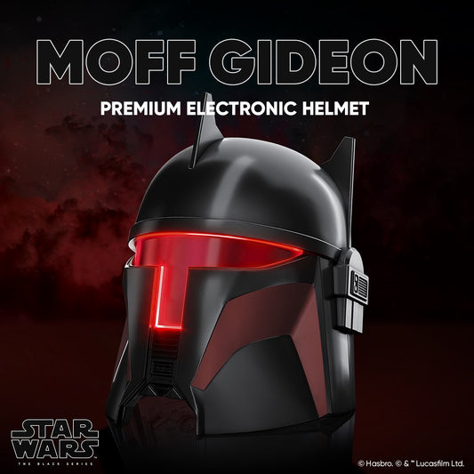 Star Wars The Black Series Moff Gideon Premium Electronic Helmet Prop Replica Hasbro