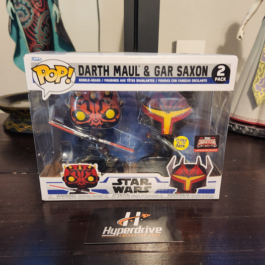 Star Wars The Clone Wars Darth Maul & Gar Saxon Funko PoP Vinyl Figure 2 Pack Exclusive