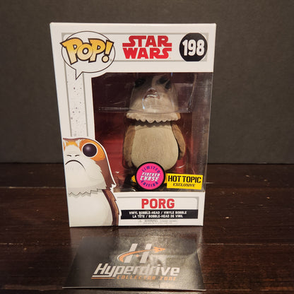 Star Wars: The Last Jedi Porg Flocked CHASE Funko PoP! Vinyl Figure #198 Funko