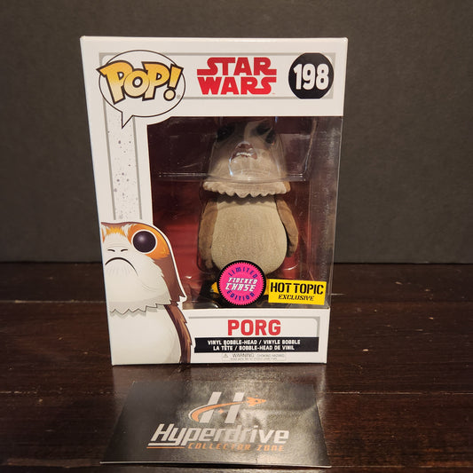 Star Wars: The Last Jedi Porg Flocked CHASE Funko PoP! Vinyl Figure #198 Funko