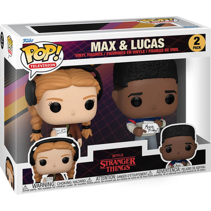 Stranger Things Season 4 Max & Lucas Funko Pop! Vinyl Figure 2-Pack Funko