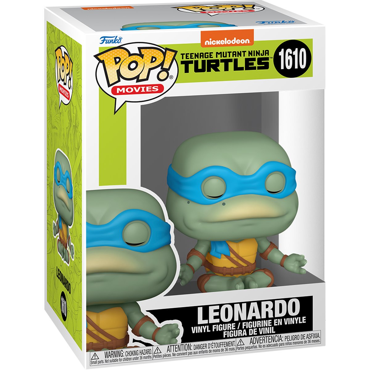 Teenage Mutant Ninja Turtles 1990 Leonardo Meditating Funko Pop! Vinyl Figure #1610 Funko