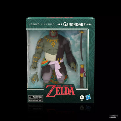 The Legend of Zelda Heroes of Hyrule TOTK Deluxe Ganondorf Action Figure Hasbro