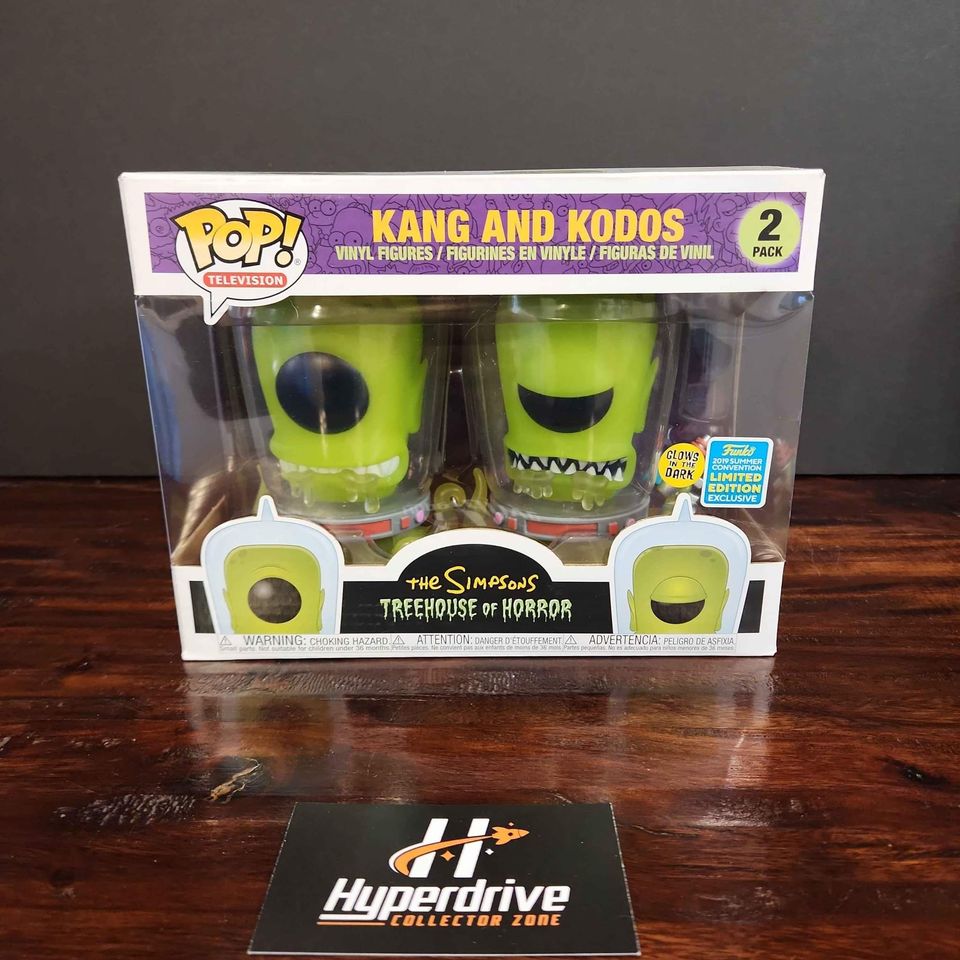 The Simpsons Kang & Kodos Glow in the Dark Funko Pop Exclusive – Hyperdrive  Collector Zone