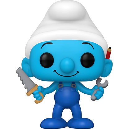 The Smurfs Classic Handy Smurf Funko Pop! Vinyl Figure #1519 *NOT MINT* Funko