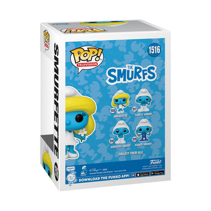 The Smurfs Smurfette with Flower Funko Pop! Vinyl Figure #1516 Funko