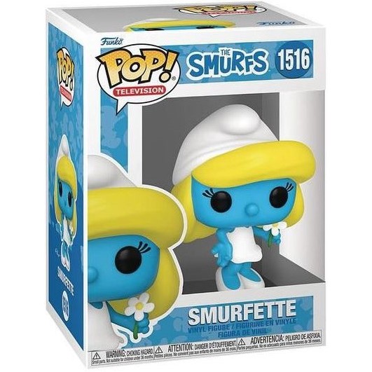 The Smurfs Smurfette with Flower Funko Pop! Vinyl Figure #1516 Funko