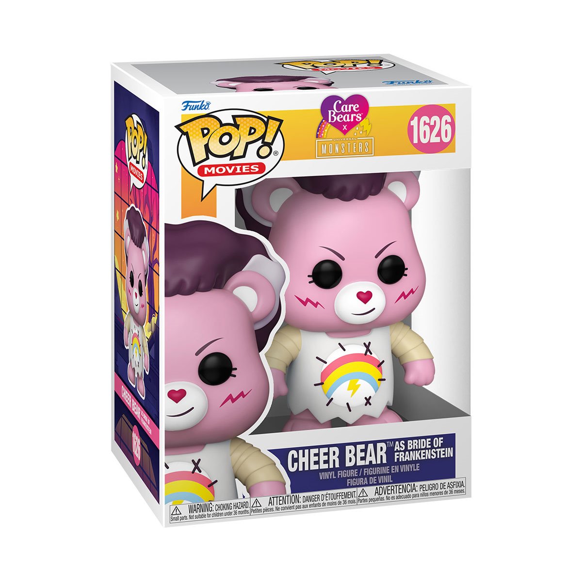 Universal Monsters x Care Bears Cheer Bear Bride of Frankenstein Funko Pop! Vinyl Figure Funko