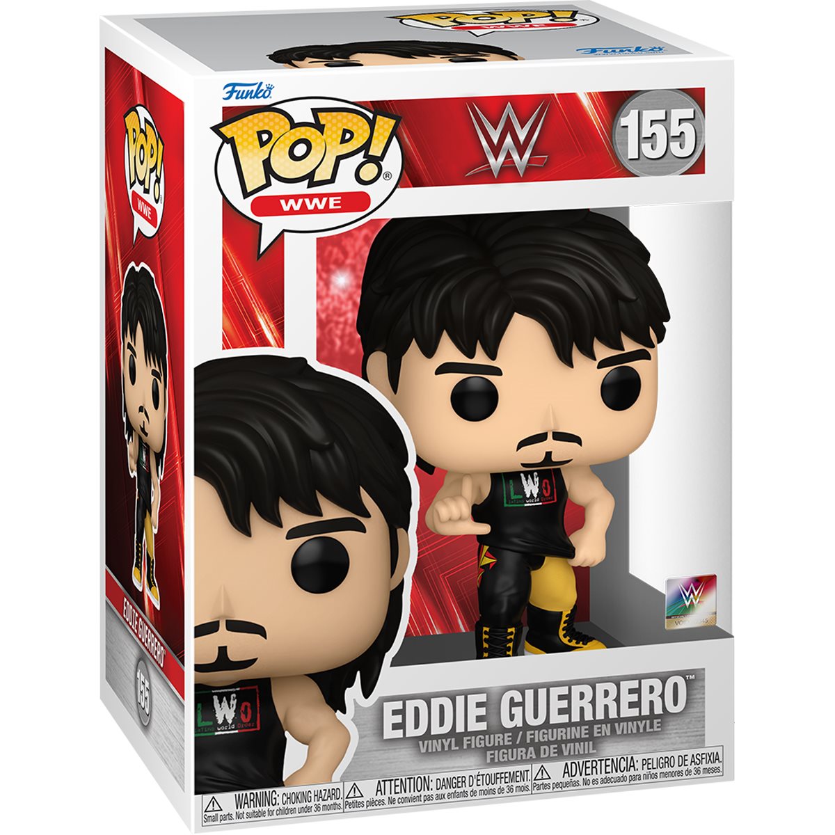 WWE Eddie Guerrero in LWO Shirt Funko Pop! Vinyl Figure #155 Funko