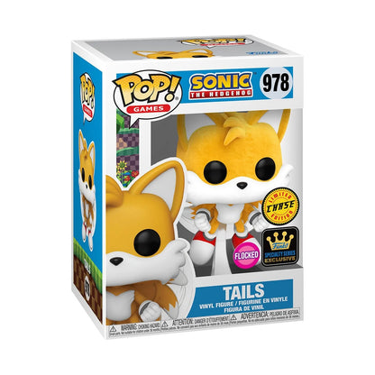 Sonic the Hedgehog Tails Flying Flocked Funko Pop! Vinyl Figure #978 - Specialty Series Funko