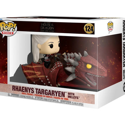 House of the Dragon Rhaenys Targaryen with Meleys Deluxe Funko Pop! Ride #124 Funko