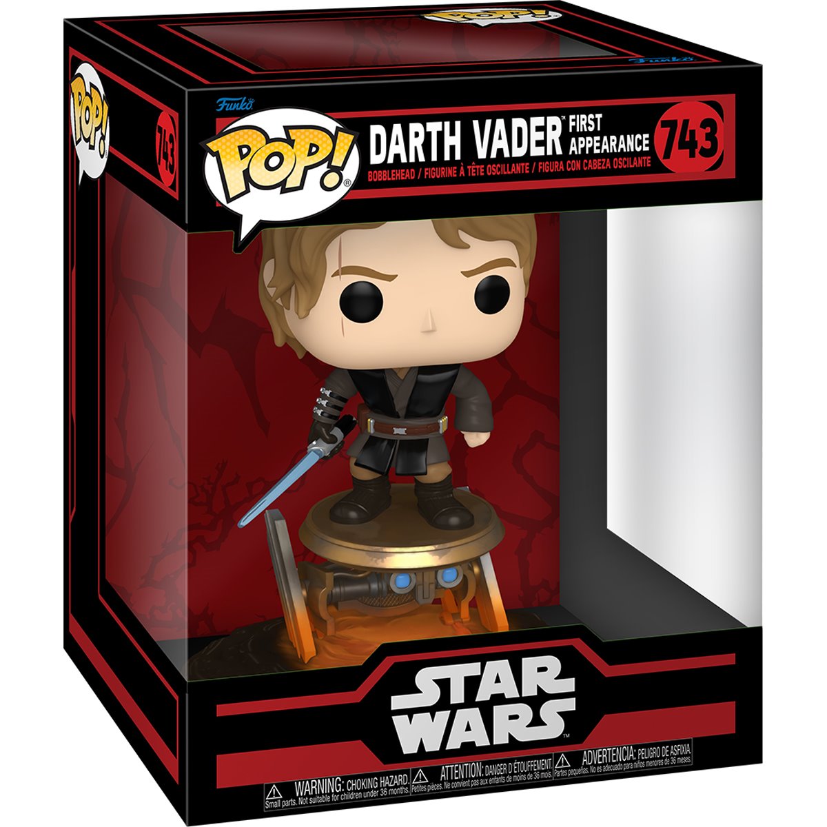 Star Wars Dark Side Darth Vader First Appearance Deluxe Funko Pop! Vinyl Figure #743 Funko