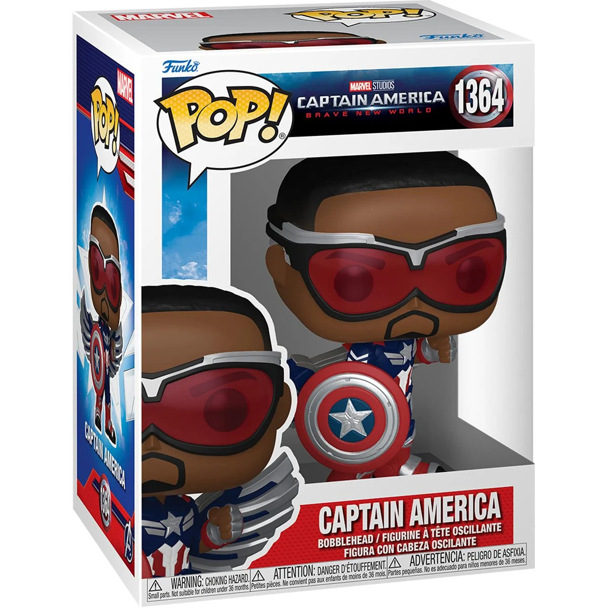 Captain America: Brave New World Captain America Funko Pop! Vinyl Figure #1364 Funko