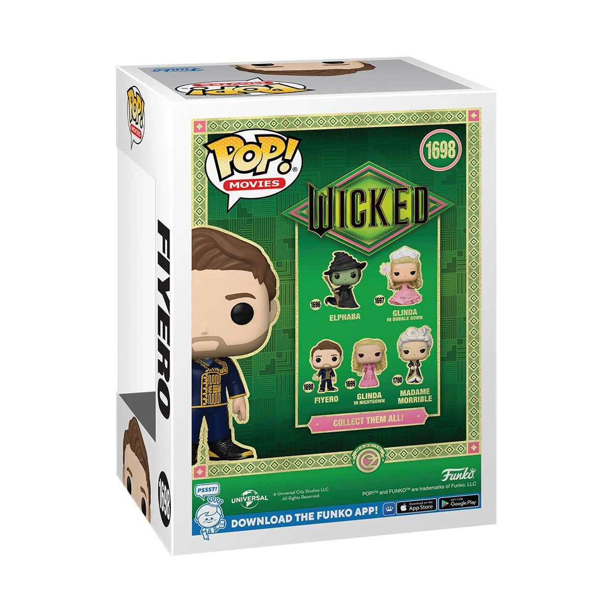 Wicked Part 1 Fiyero Funko Pop! Vinyl Figure #1698 Funko