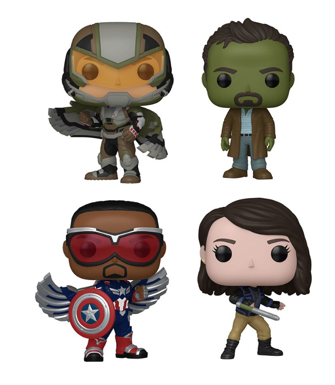 Captain America: Brave New World Funko Pop! Vinyl Figure Bundle of 4 Funko