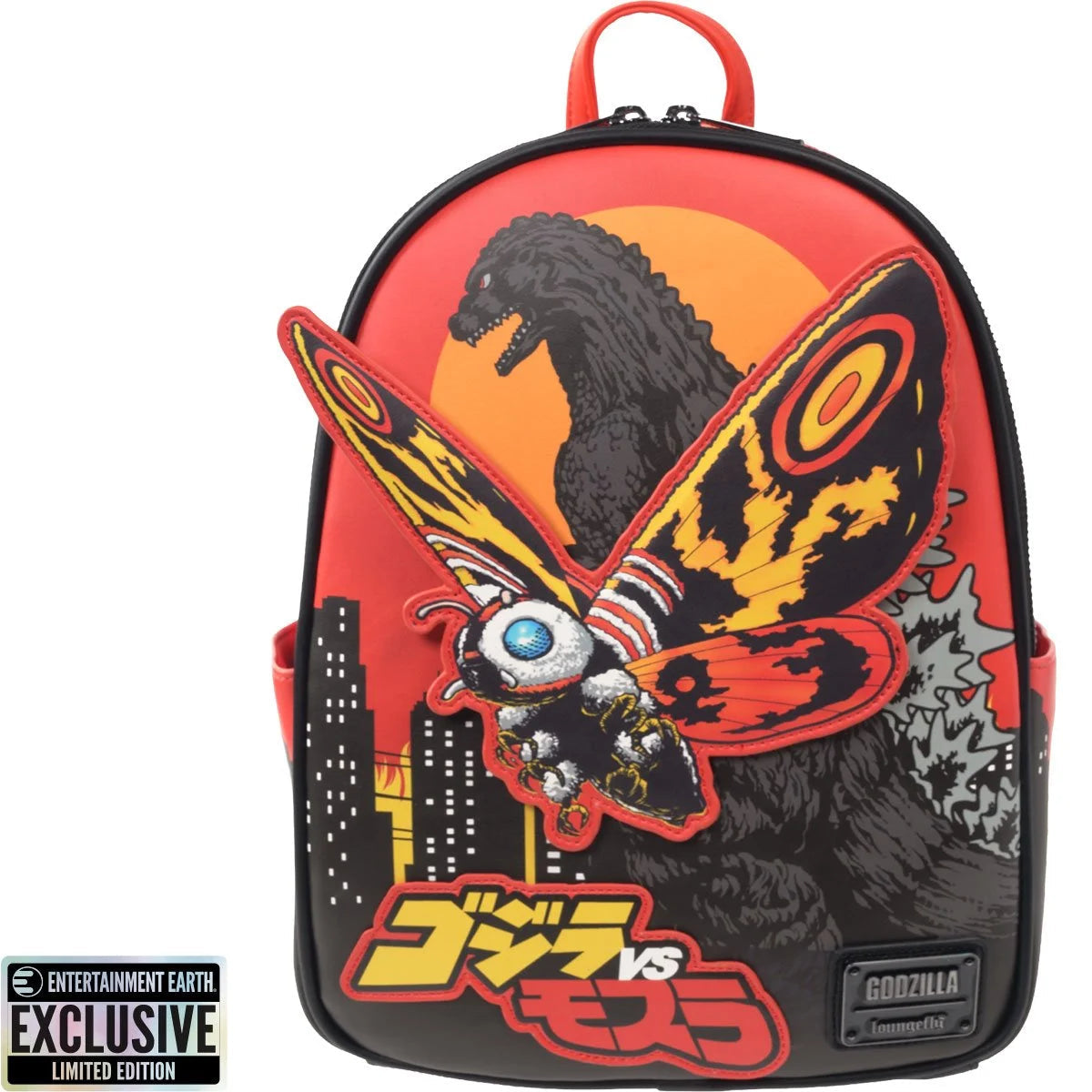 Godzilla vs. Mothra Midsize Loungefly Backpack - Exclusive Loungefly
