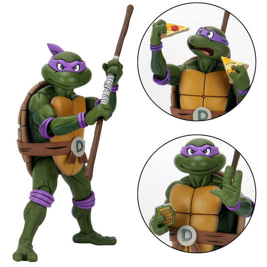 Teenage Mutant Ninja Turtles Cartoon Donatello 1:4 Scale Action Figure NECA
