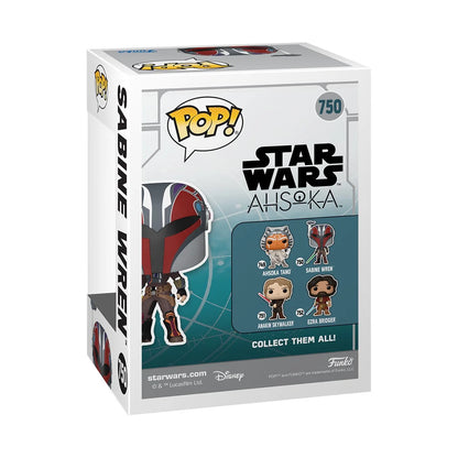 Star Wars: Ahsoka Series 3 Sabine Wren (Mandalorian Armor) Funko Pop! Vinyl Figure #750 Funko