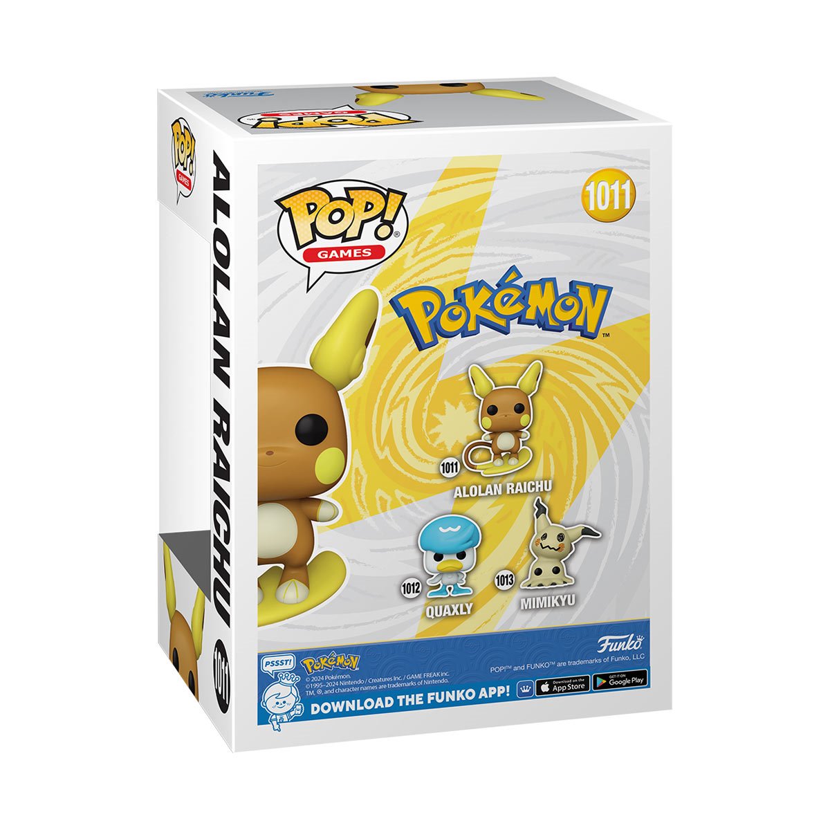 Pokemon Alolan Raichu Funko Pop! Vinyl Figure #1011 Funko