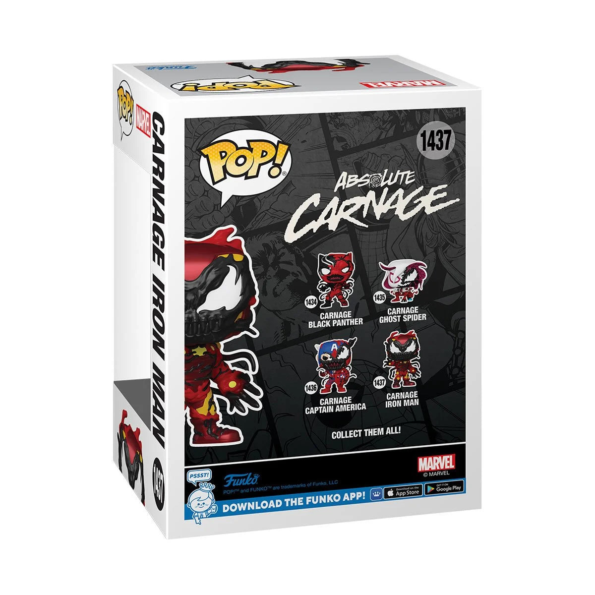 Marvel Carnage Iron Man Funko Pop! Vinyl Figure #1437 Funko