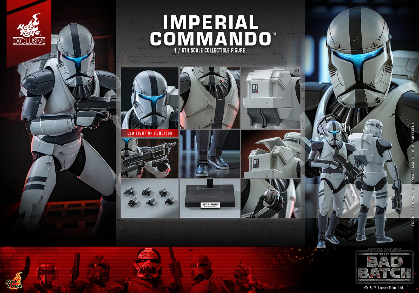 Star Wars Imperial Commando Sixth Scale Figure