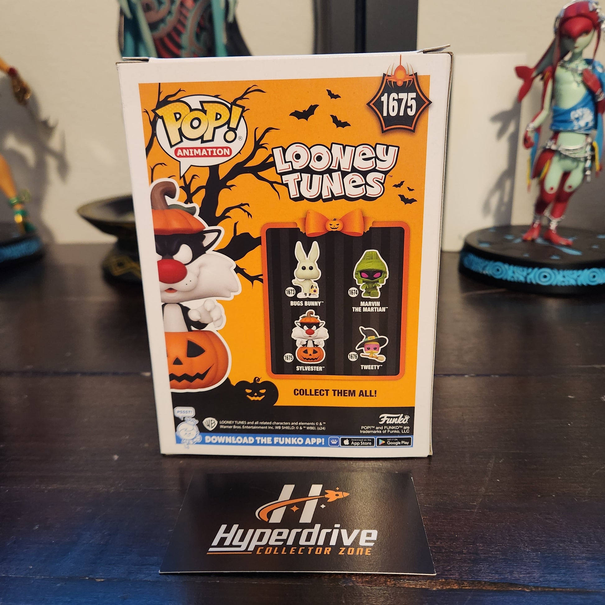 Looney Tunes Halloween Sylvester with Pumpkin Funko Pop! Vinyl Figure #1675 *NOT MINT* Funko