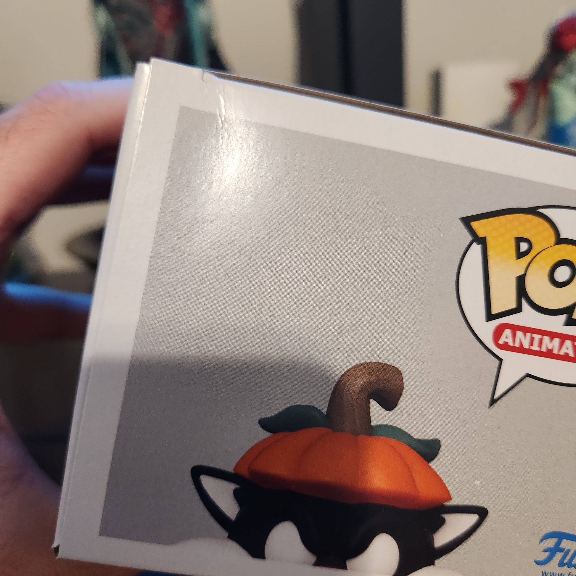 Looney Tunes Halloween Sylvester with Pumpkin Funko Pop! Vinyl Figure #1675 *NOT MINT* Funko