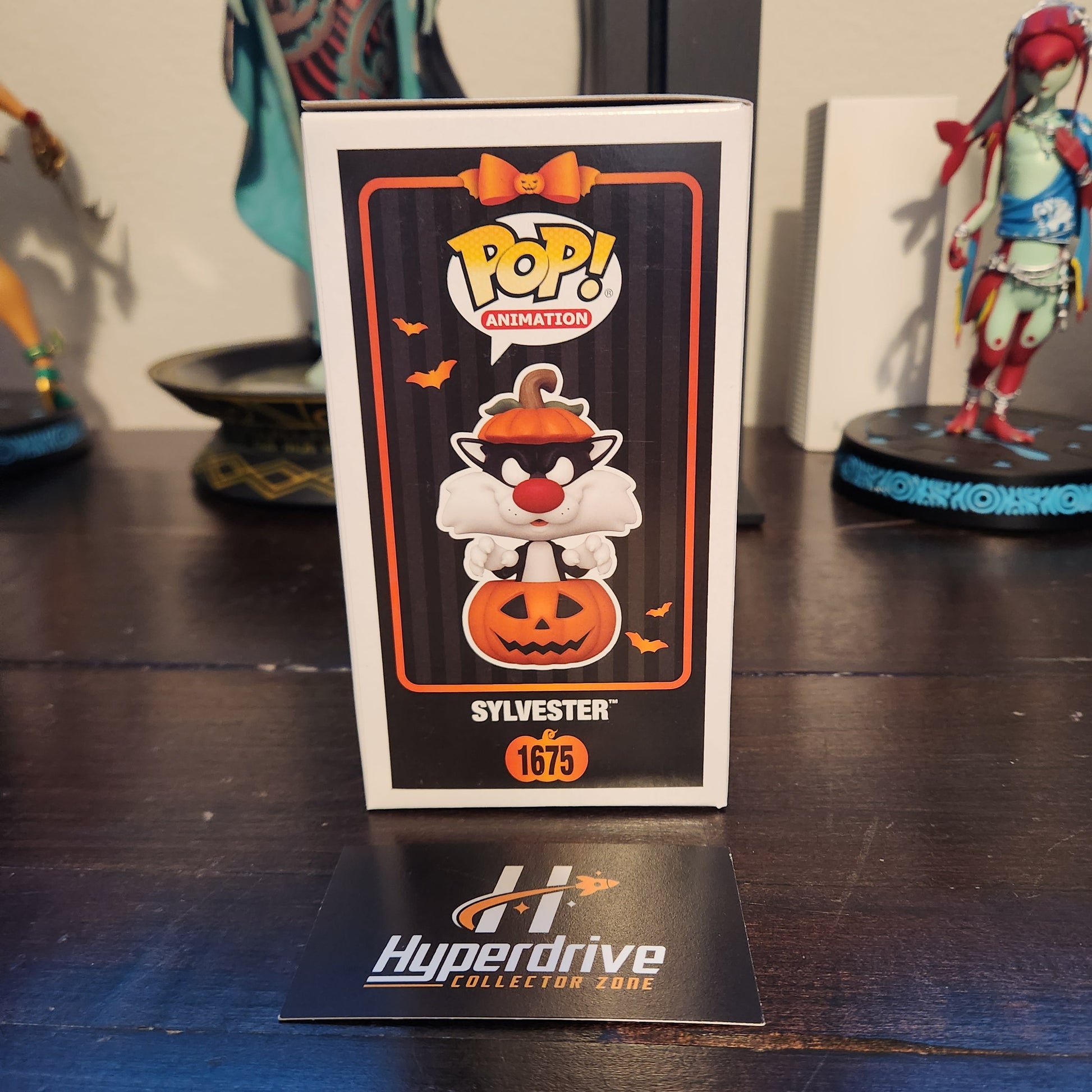 Looney Tunes Halloween Sylvester with Pumpkin Funko Pop! Vinyl Figure #1675 *NOT MINT* Funko