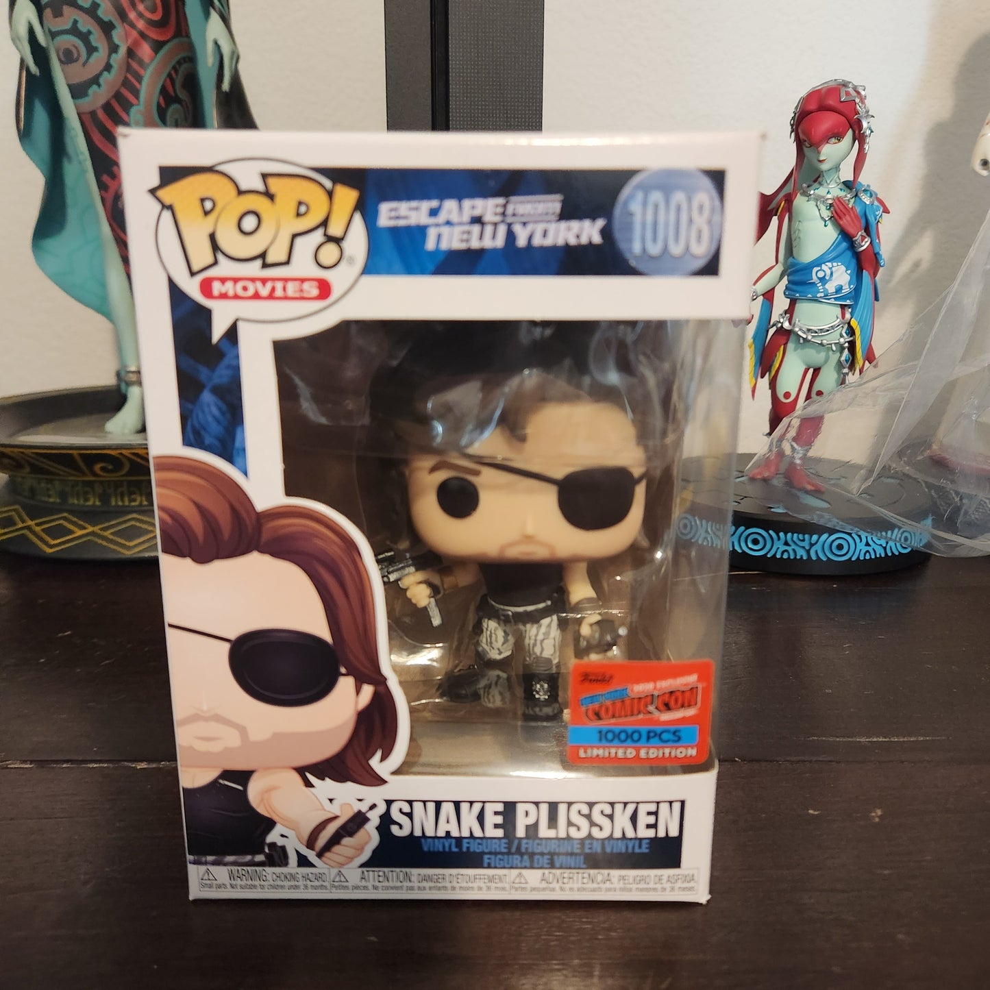 Escape From New York Snake Plissken Funko PoP #1008 NYCC Exclusive 1000 PCS Funko